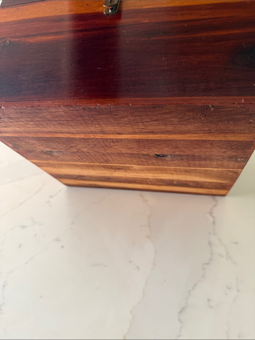 Rustic Cedar Storage Box Chest Handmade - Picture 12 of 12